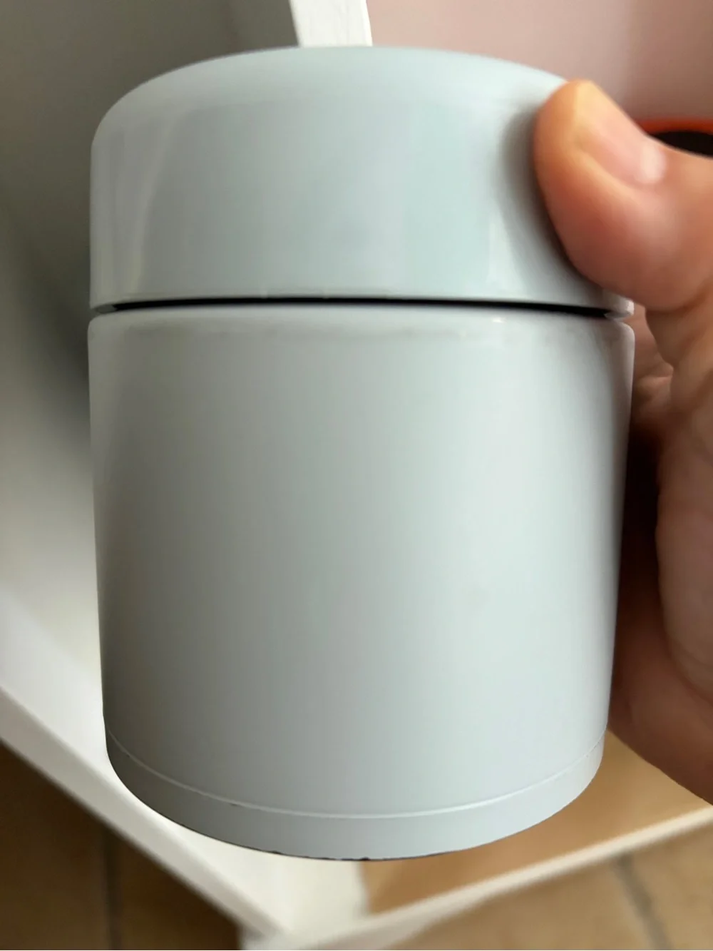Zojirushi Mini Matte Insulated Food Jar Ice Gray Blue